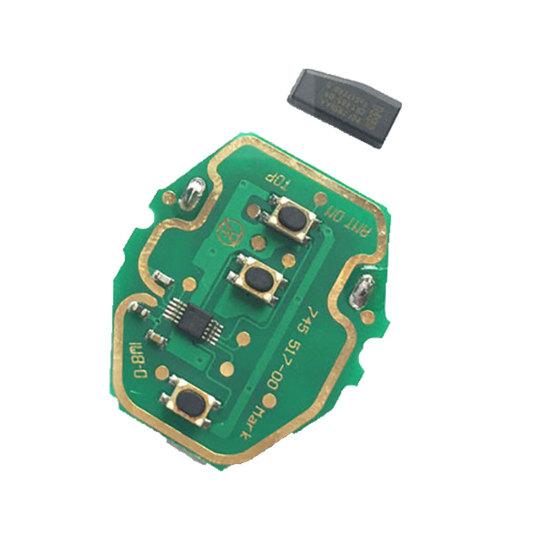 433 МГц, 3 кнопки, удаленный автомобильный брелок с чипом ID44 для BMW E46 E39 3 5 7 серии