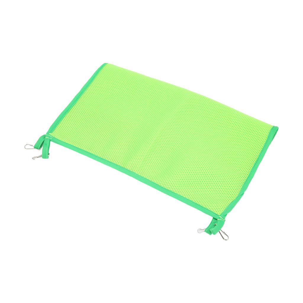 Гамак для клетки питомца Дышащий Прохладный Подвесной Летний Сетчатый Кроватка для Кошки Морской Свинки Хомяка Зеленый 39x48см