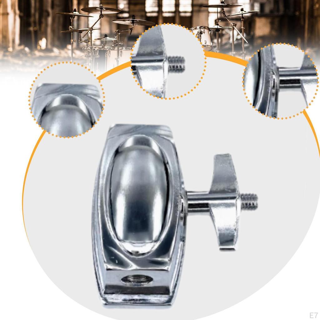 Кронштейн для крепления барабана, простая в установке профессиональная опорная пластина для бас-тома джазовая сменная металлическая ножка