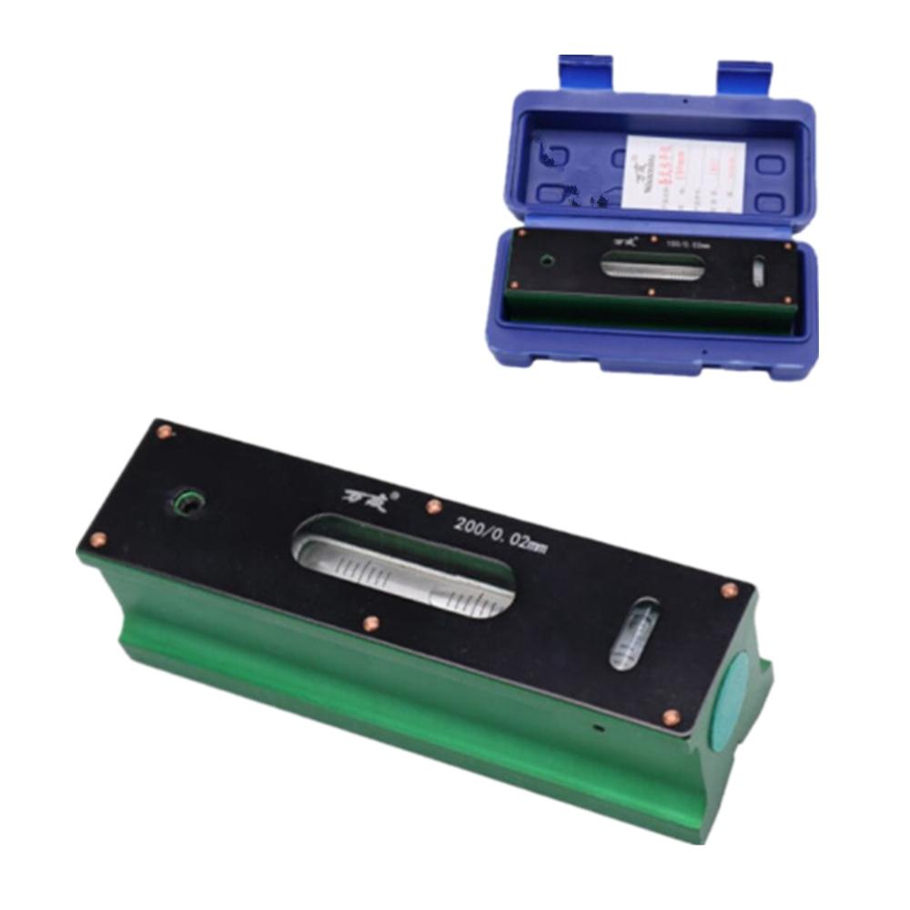 Новый 1 шт. Высокоточный 0,02 мм 100 мм/150 мм/200 мм промышленный механический брусковый уровень спиртовой уровень Инструмент Измерительный инструмент