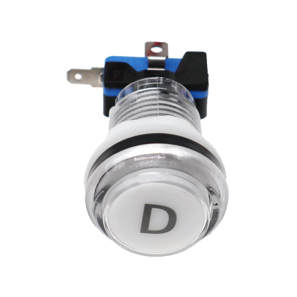 33mm 5V 12V Light Illuminated Push Button For Arcade Game Kit DIY Coin Start Select Pause Exit PS Swing Vending Crane Machine