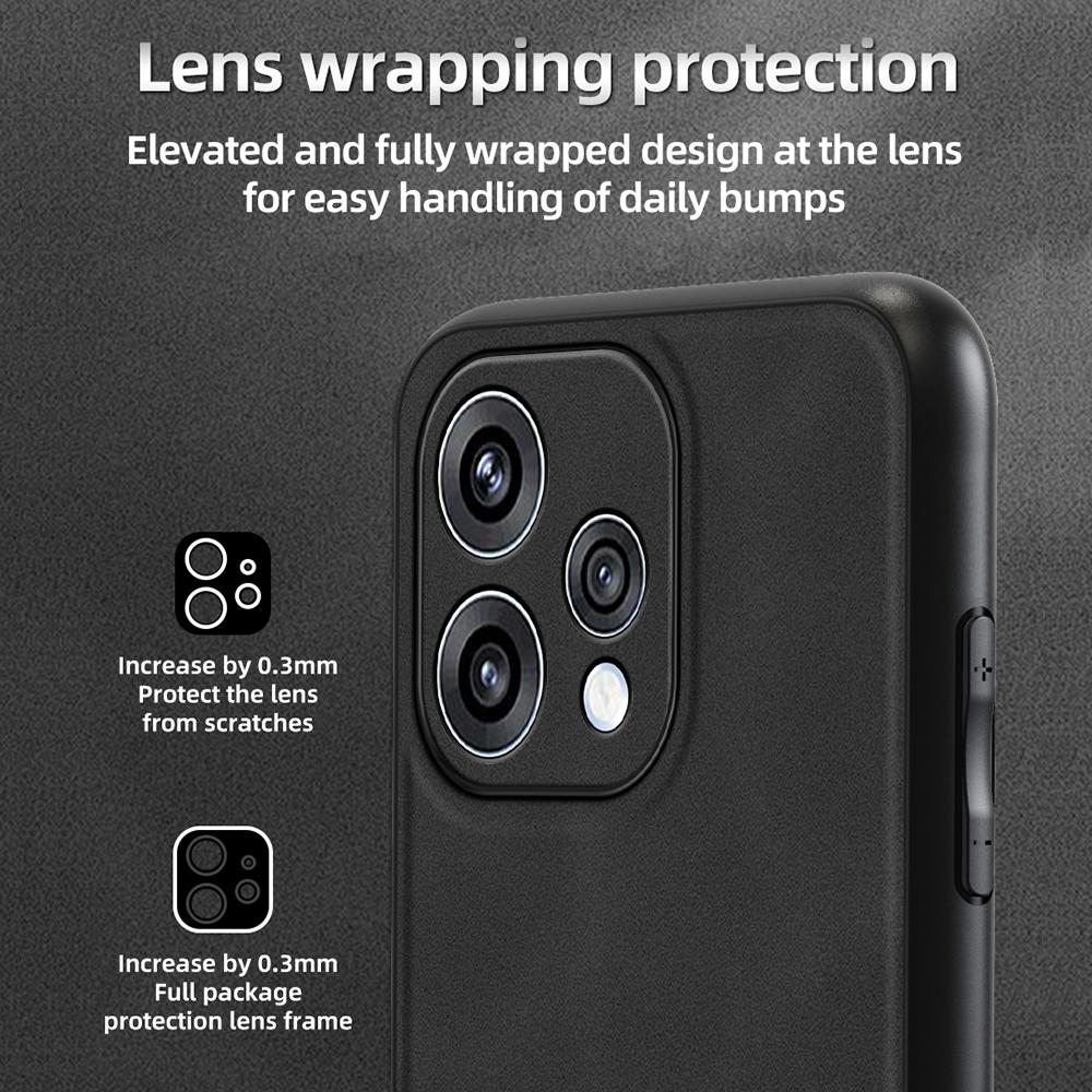 Чехол для телефона ANNYOJO для Oppo Reno15 5G (Глобальный) / 15c 5G (Китай) Противоударная задняя крышка для телефона из ПУ кожи + ПК + ТПУ