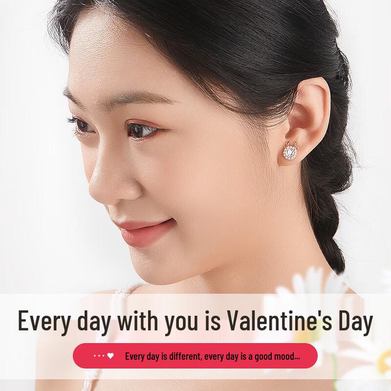 Everlasting Rose & 999 Silver Earring Gift Set