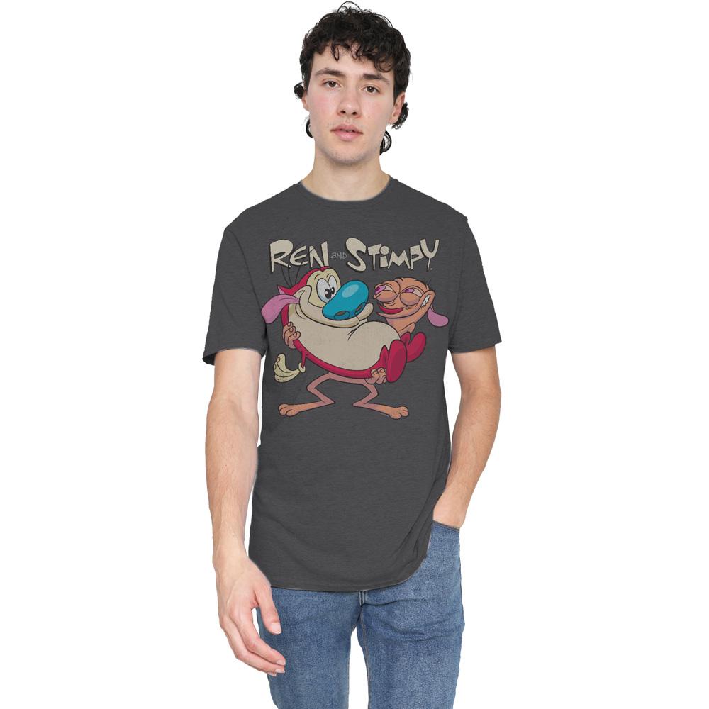 Ren & Stimpy Unisex Adult Two Of A Kind T-Shirt
