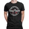 Deep Purple Английская рок-группа Альбом Мужская футболка Удивительная футболка Короткий рукав Круглый вырез Футболки Хлопок Одежда больших размеров