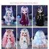 Кукла ICY DBS Blyth, белая кожа, разноцветные волосы, глянцевое матовое лицо, нюд, шарнирное тело, игрушка для девочки, подарок