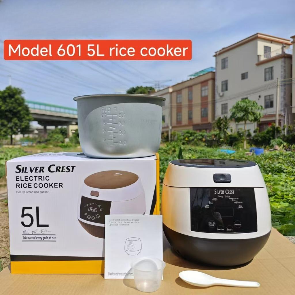 Household 5L Smart Rice Cooker Large Capacity Household Non-stick Cooker Rice Cooker Multifunctional Cooking Pot