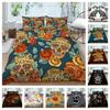 Fashion 3D Skull Bedding Suit Quilt Cover Bed Set Home Bedroom Bed Decor Microfiber Soft Pillowcase Kids Gift