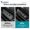 Real Soft Carbon Fiber For Honda Jazz Fit 2021 2022 2023 2024 2025 RHD Car Front Door window Lift Frame Interior Accessories.