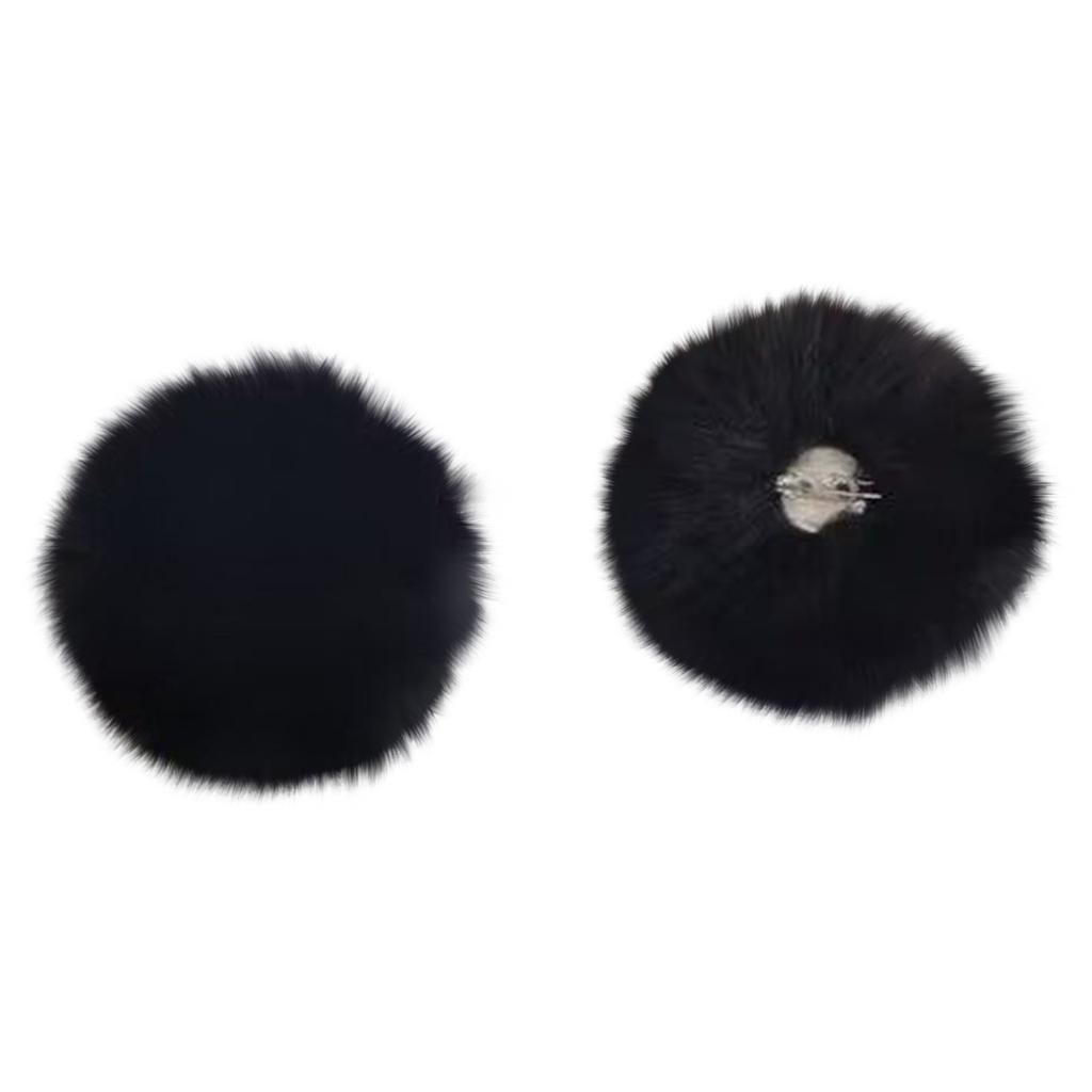 Pompom 5cm 6cm 8cm Ball Soft Pompon DIY Pompons For Keychain Sewing On Scarf Hats Shoes Apparel Craft Supplies