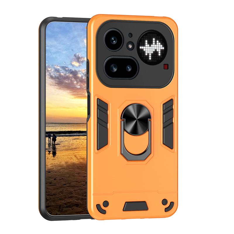 Чехол Военного Класса для Nothing Phone 4A Pro Защитная Крышка Ударопрочный Кольцо-Подставка Держатель Fundas Coque