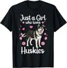 Funny Huskies for Women Girls Pup Siberian Husky Dog Lovers Gift Unisex T-Shirt