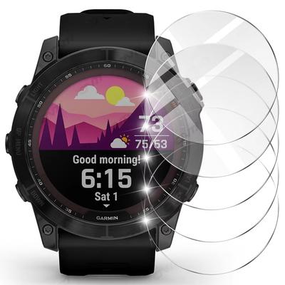 Закаленное стекло 9H для Garmin Fenix 8 7X 6X Pro 7 6 7S 6S 5 5S Solar Защитное стекло для экрана AMOLED Стекло Пленка против царапин Аксессуары