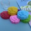 5Pcs Flower Silicone Candle Mold Diy Handmade 3D Rose Soap Plaster Resin Mould Cake Baking Tool Kitchen Party Decoration Supply