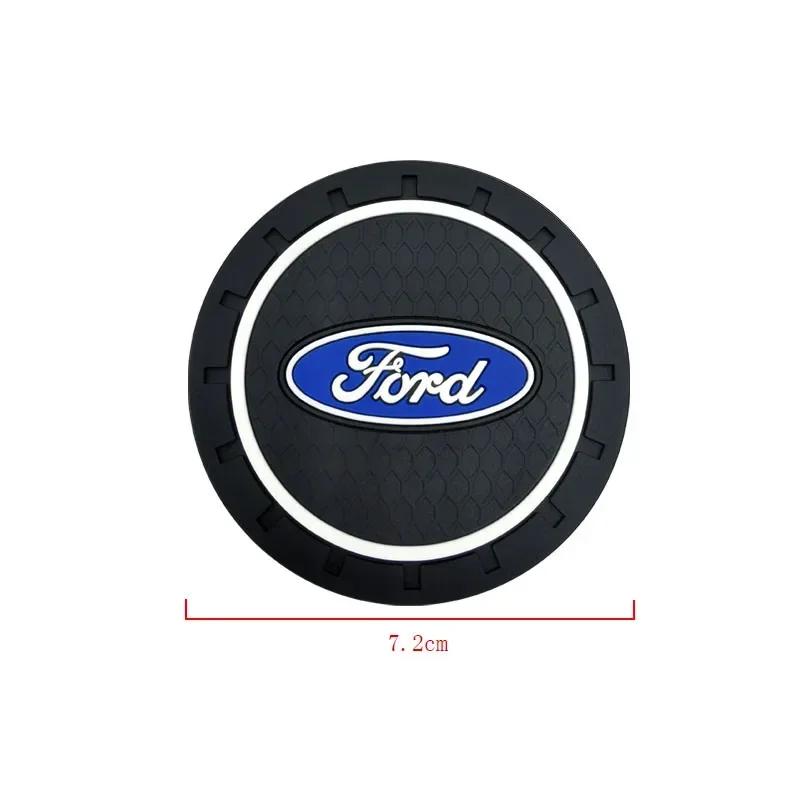 Автомобильная наклейка 1/2 шт. Термостойкая подставка под стакан для автомобиля Силикагель Подставка в слот для стакана Грязезащитная подкладка Для Ford Mustang 2.3T Shelby GT350 GT500 GT 2015