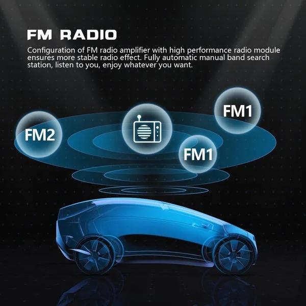 2 Din Car Multimedia Player Audio Stereo Radio 7" HD MP5 Touch Screen Digital Display Bluetooth USB FM Autoradio