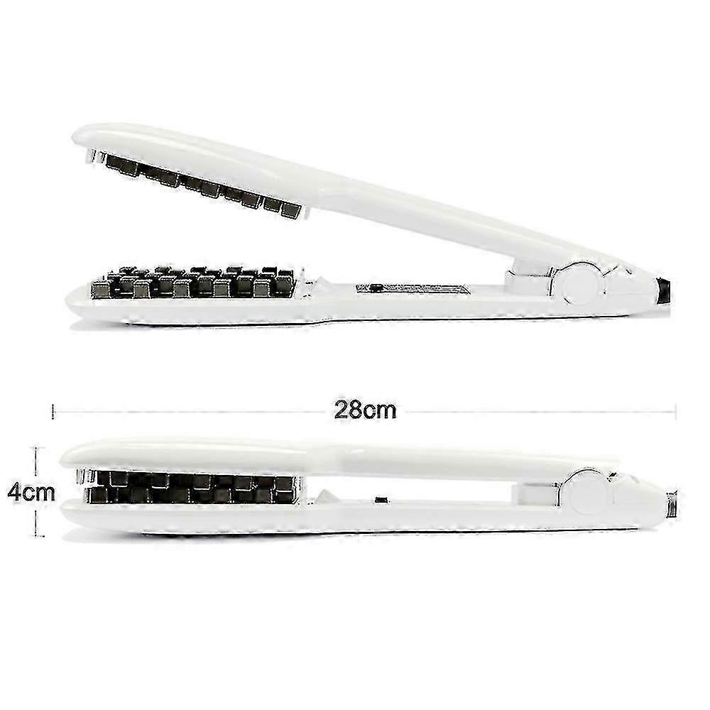 Ceramic Volumizing Hair Iron with Adjustable Temperature & Swivel Cord | Adds Volume for Thicker Hair