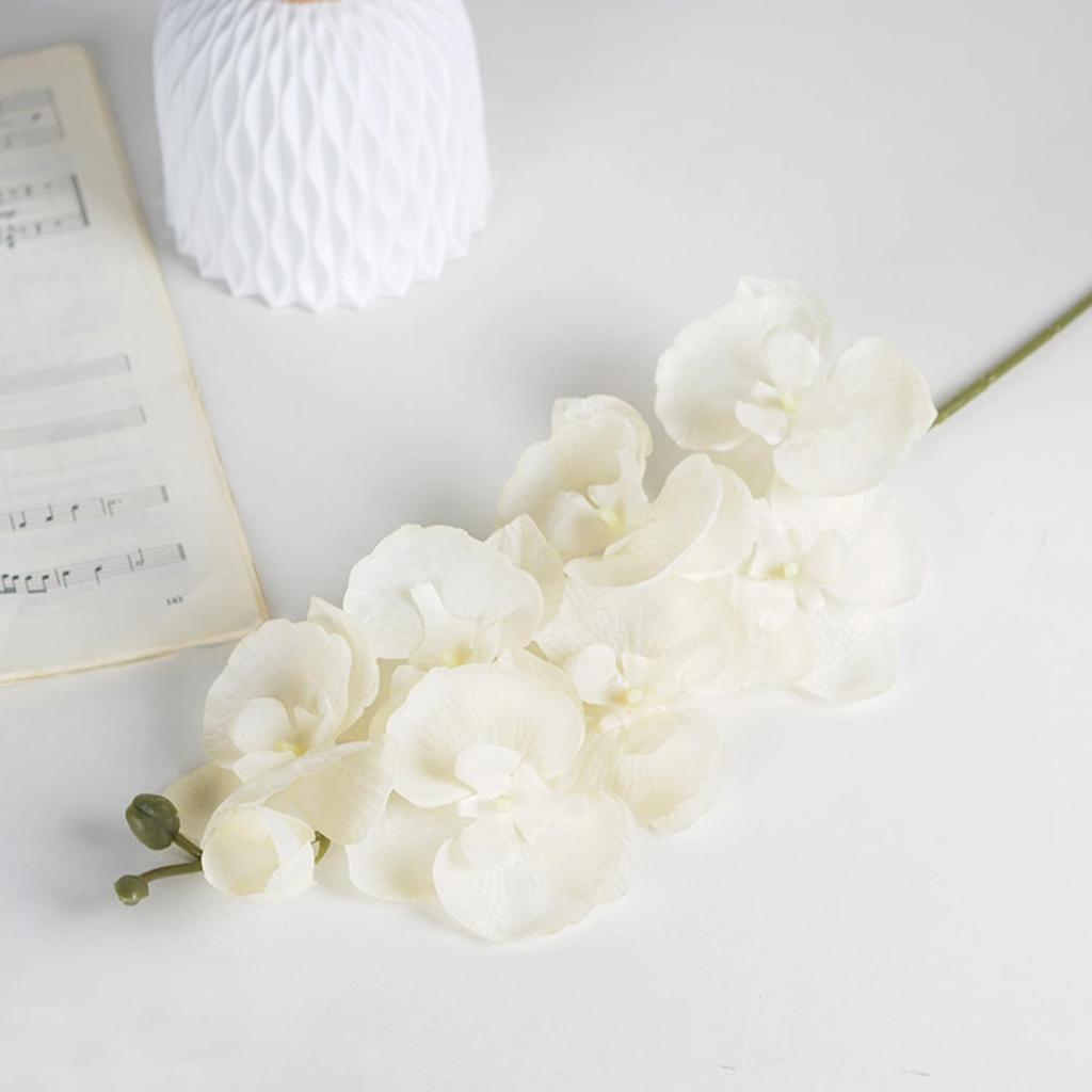 3D Искусственные Цветы Ветка Шелковая Орхидея-Бабочка Домашняя Ваза Настольный Декор Свадьба Открытый Сад Невеста Цветной Букет a