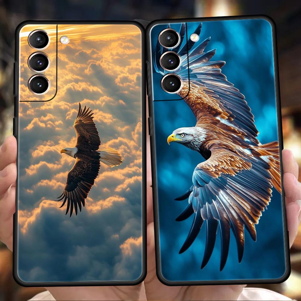 Чехол для телефона 'Орел' для Samsung Galaxy S25 Edge S24 S23 S22 Ultra S20 S21 FE 5G S10 S9 Plus S10E Мягкий чехол