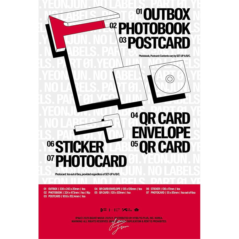 YEONJUN - NO LABELS: PART 01 (Weverse Albums Ver.)