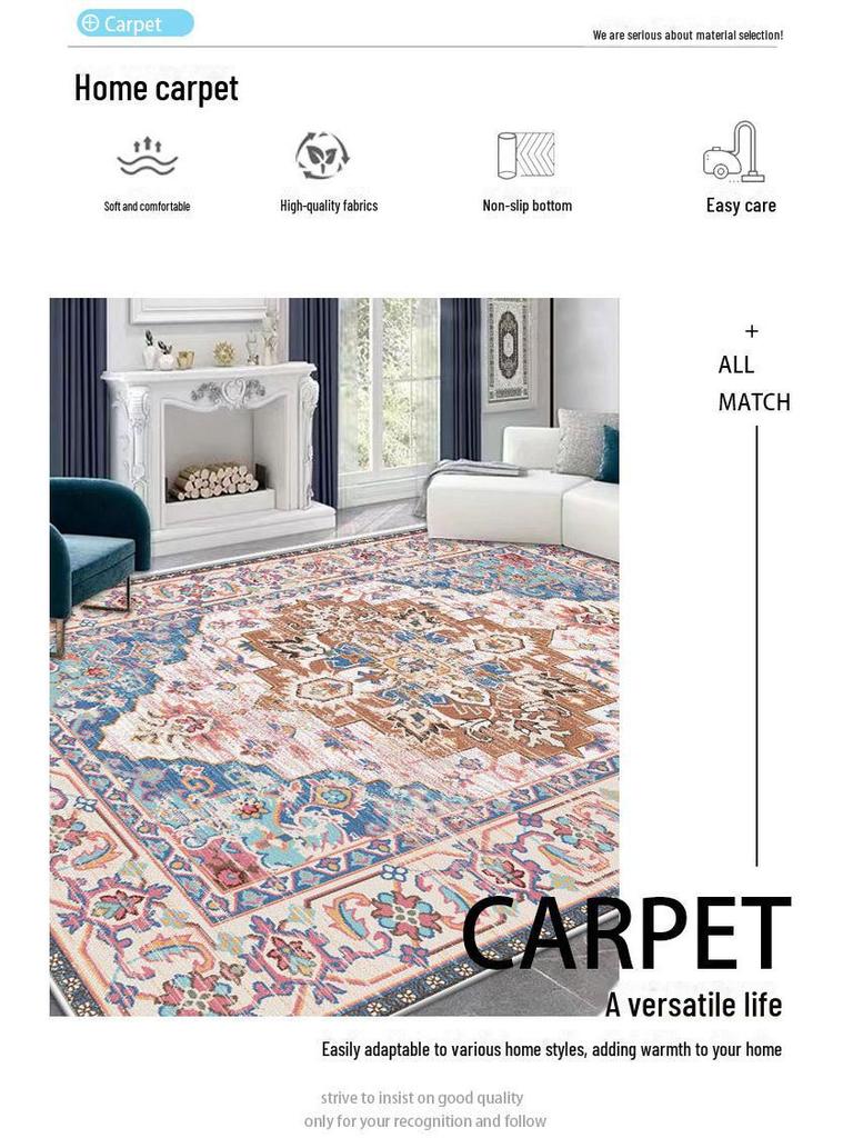 Ковер в турецком стиле, ретро, персидский, для гостиной или спальни