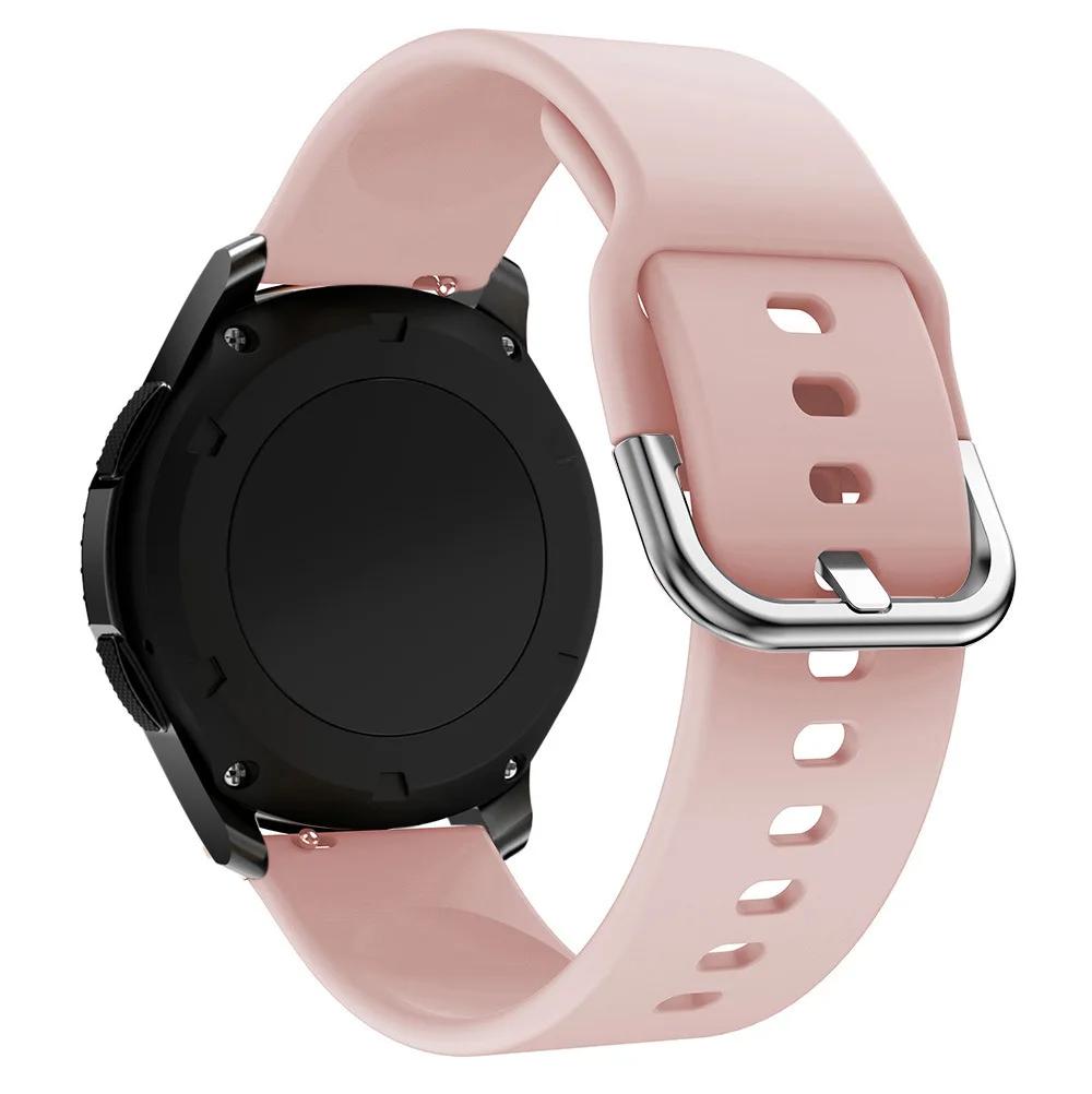20 мм/22 мм ремешок для Samsung Galaxy Watch Active 2 40 мм 44 мм 3 Gear Sport браслет сменный ремешок для часов 20 мм 22 ремешок для часов