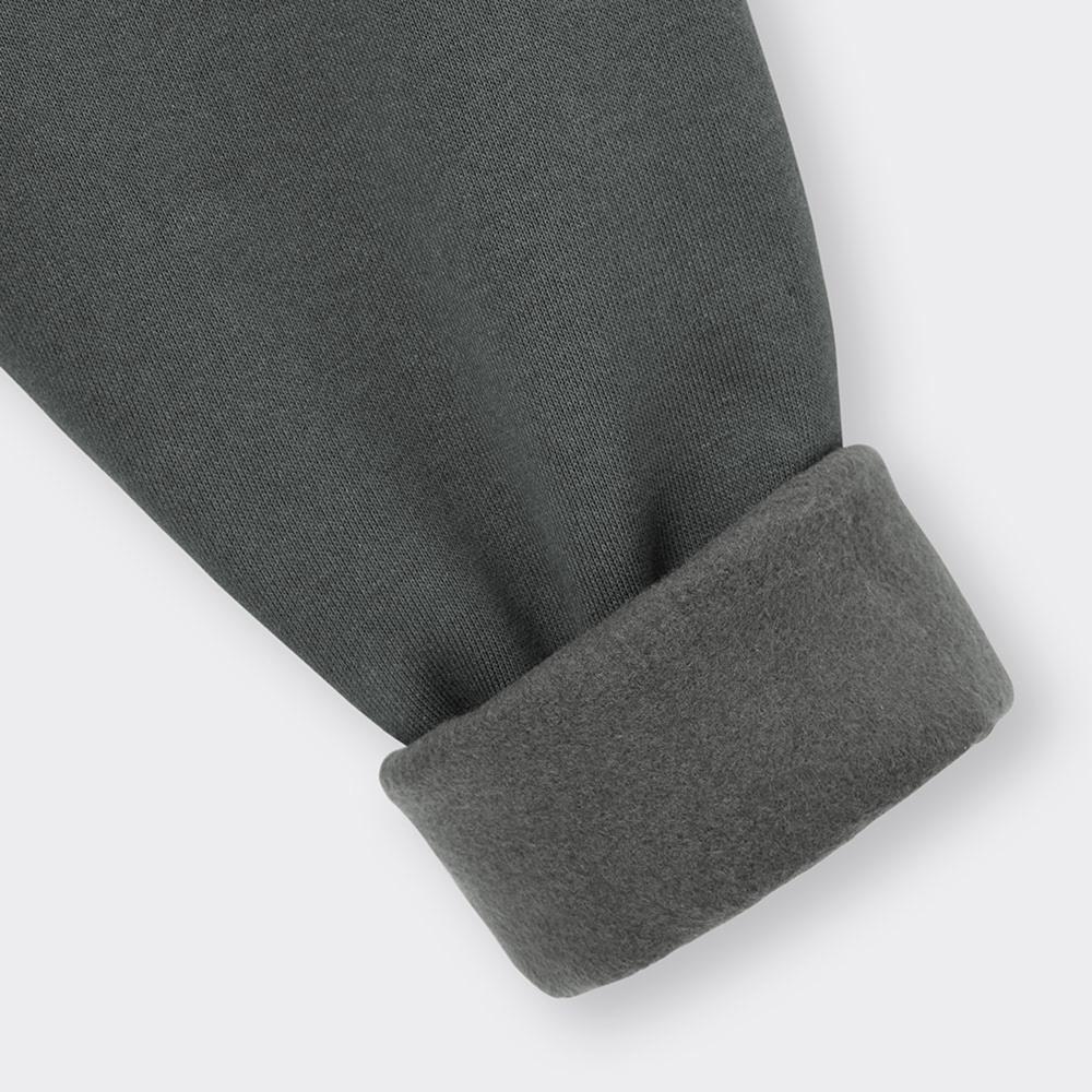 Толстовка Gu Heavyweight с застежкой-молнией на половину длины, длинный рукав 