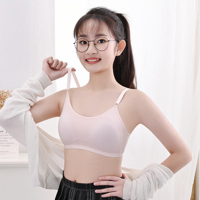 Young Girl's Bra Student Underwear Adjustable Shoulder Straps Teenage Bra