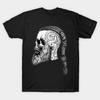 Men Black Print T-shirt Super Large TShirt Ragnar Lodbrok T Shirt Viking Ragnar Lothbrok No-Cut Transfer Paper Print Cotton Tshirt