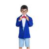 Scione аниме косплей костюм детектив Конан полный комплект 5 шт. одежда для косплея синяя униформа