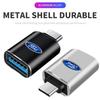 New 2026 Car Sticker Auto Interior Goods Type C To USB 3.0 Car Charging Converter for Ford Mustang Raptor Fiesta Focus 2 3 4 Mon