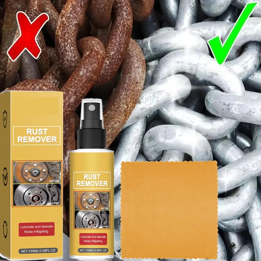 QC19 Спрей для удаления ржавчины Спрей для удаления ржавчины с автомобиля Средство для предотвращения ржавчины Удаление пятен от металлического железного порошка Уход за металлическими изделиями Возраст