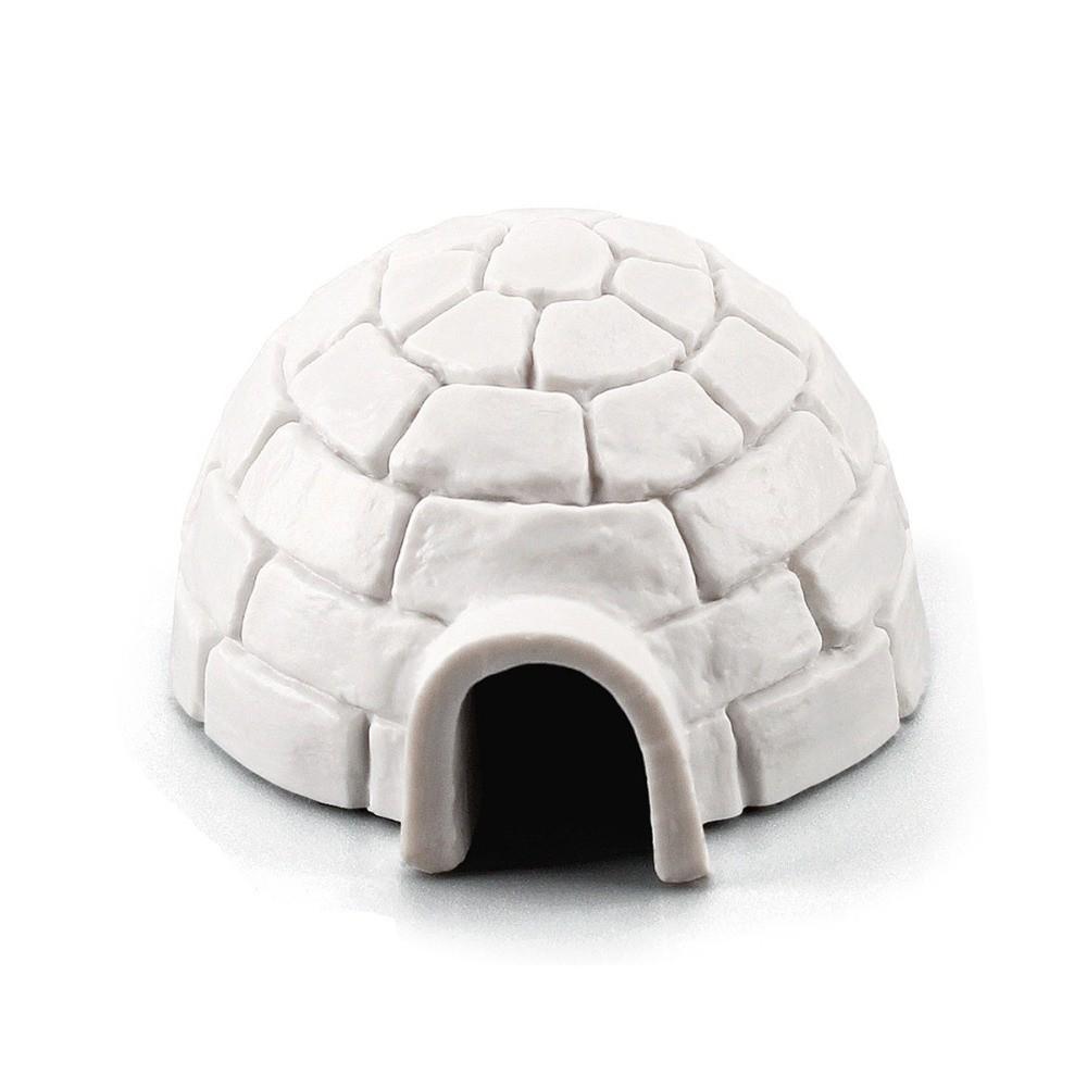 North Pole Bear Igloos Model Arctic Figures Toy Mini Polar Animal Shelter Architecture Model