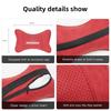 Car Suede Headrest Breathable Memory Foam Neck Pillow For Mitsubishi Colt I200 Space Delica Triton Ralliart Star Mirage Montero
