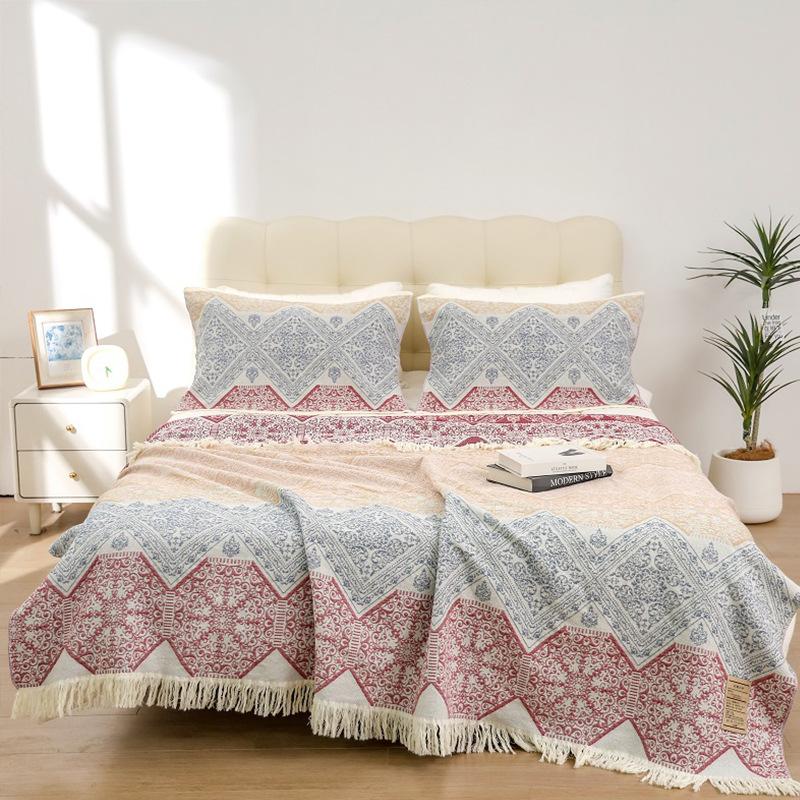 Летний плед из высококачественной хлопковой марли, покрывало для кондиционера, офисный плед для перерыва на обед, мягкое диванное полотенце для дома