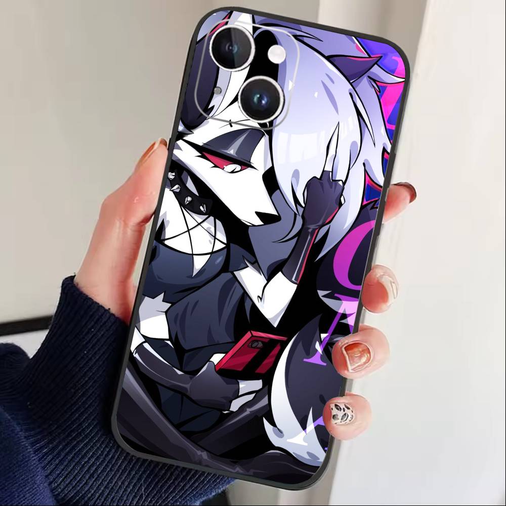 S-Helluva Boss Phone Case For iPhone17,16,15,14,13,12 Plus,Max Soft Silicone Black Cover