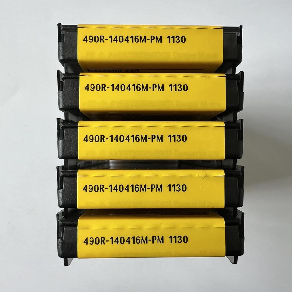 Original Sandvik / 490R-140416M-PM 1130 / CNC Lathe Carbide Blade 10 Pcs
