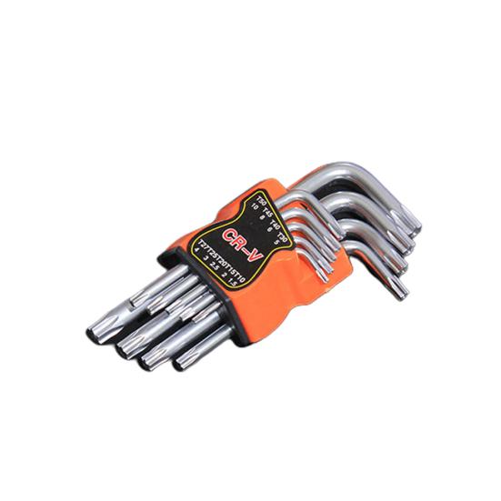 9 шт./компл. двусторонняя L-образная отвертка шестигранный ключ Torx гаечный ключ инструменты