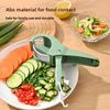 2Pcs Fruit Slicer Ergonomic Handle Multi-Blade Design Kitchen Cutter Fruits Vegetables Slicer Kitchen