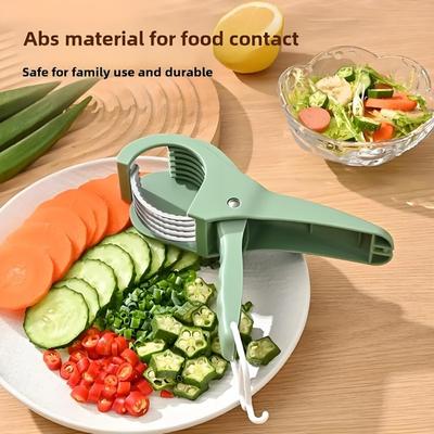 2 шт. фруктовый слайсер эргономичная ручка многолезвийный дизайн кухонный резак фрукты овощи слайсер кухня