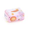 0-3 Year Old Baby Educational Tissue Box, Pink Theme Ringing Paper Cloth Book Simulation Animal Can'T Tear The Paper