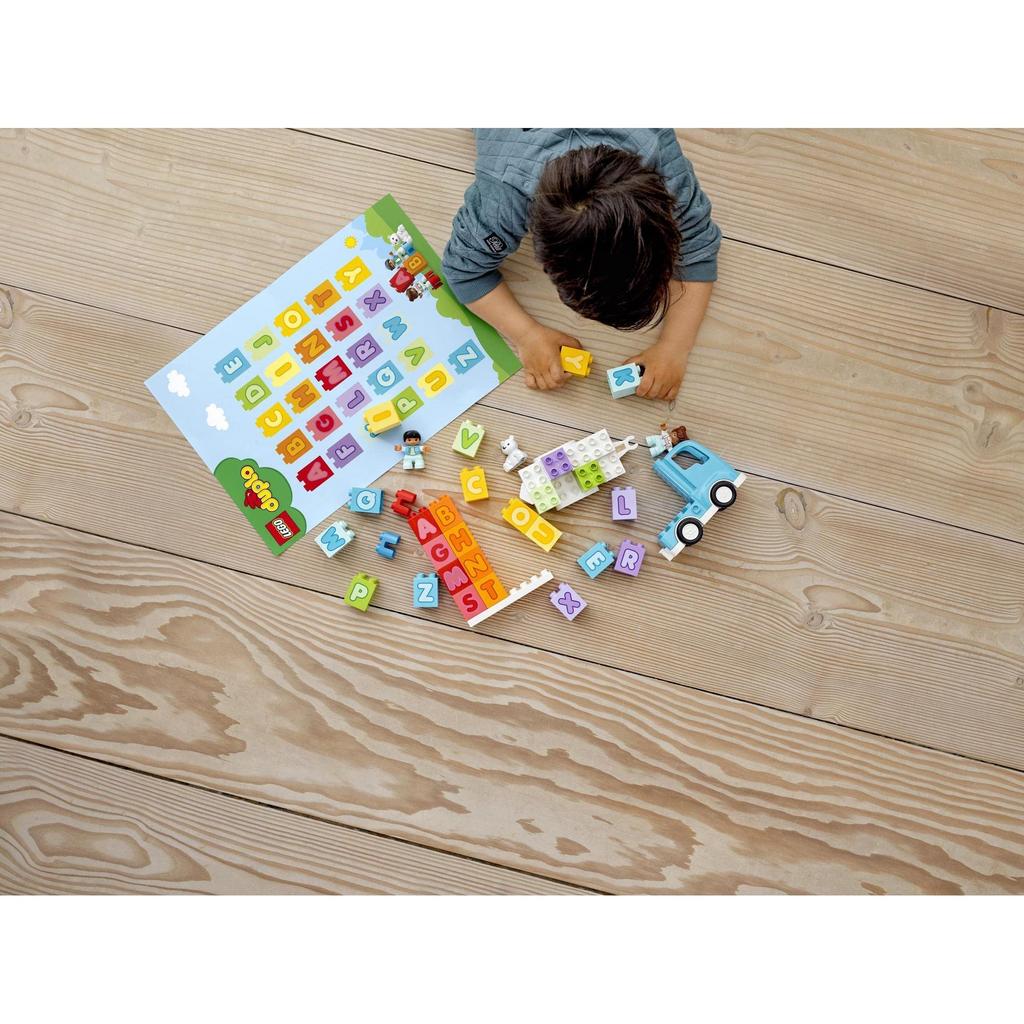 LEGO Duplo First Duplo Alphabet Truck 10915 Toy Block Gift Infant Baby STEM Educational Truck Boys Girls 1 and a Half Years Old and Up