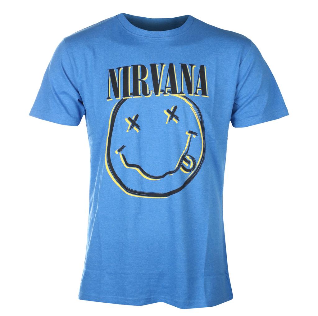 Ретро Хлопковая Футболка с Графикой Nirvana Унисекс Летняя С Коротким Рукавом Модный Бренд Футболка Роскошная Повседневная Винтажные Футболки
