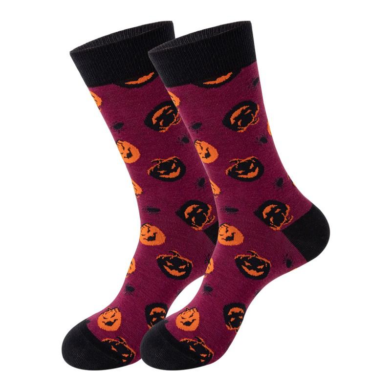 Halloween Crew Socks Men Women Cotton Casual Trendy Ins Style Mid Tube