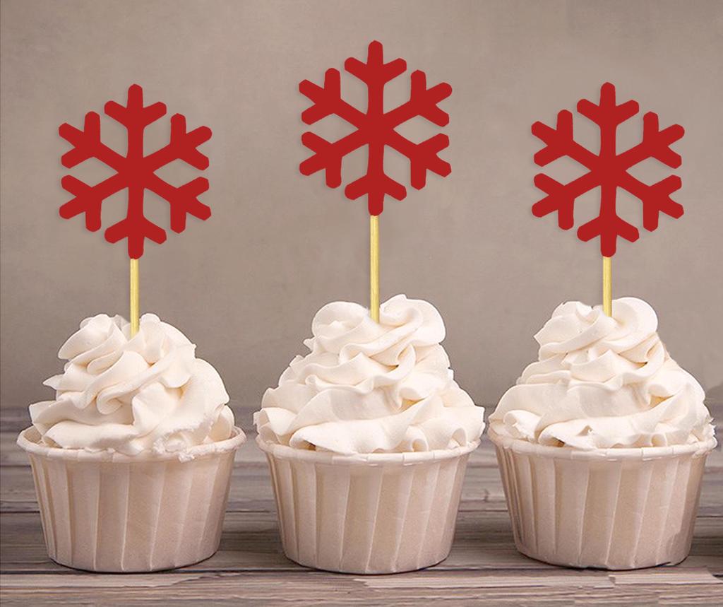 Дарлинг Сувенир| Празднование Рождества Снежинка Кекс Ботворезы | Украшения для зимнего свадебного десерта - упаковка