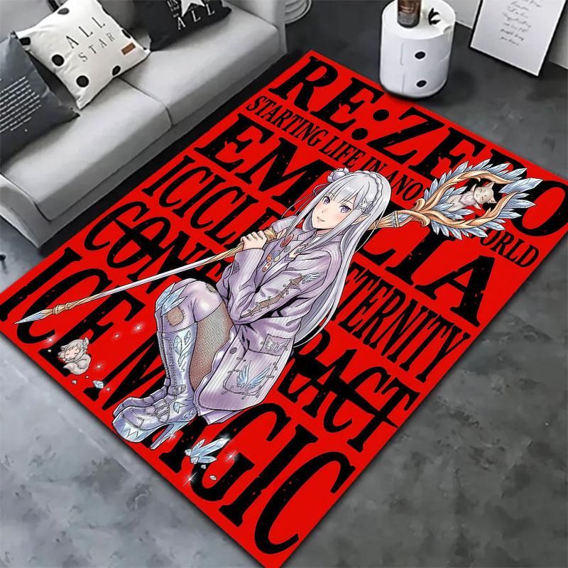 Re Zero Carpet Rug For Living Room Bedroom Home Sofa Decoration Kids Play Nonslip Floor Mat