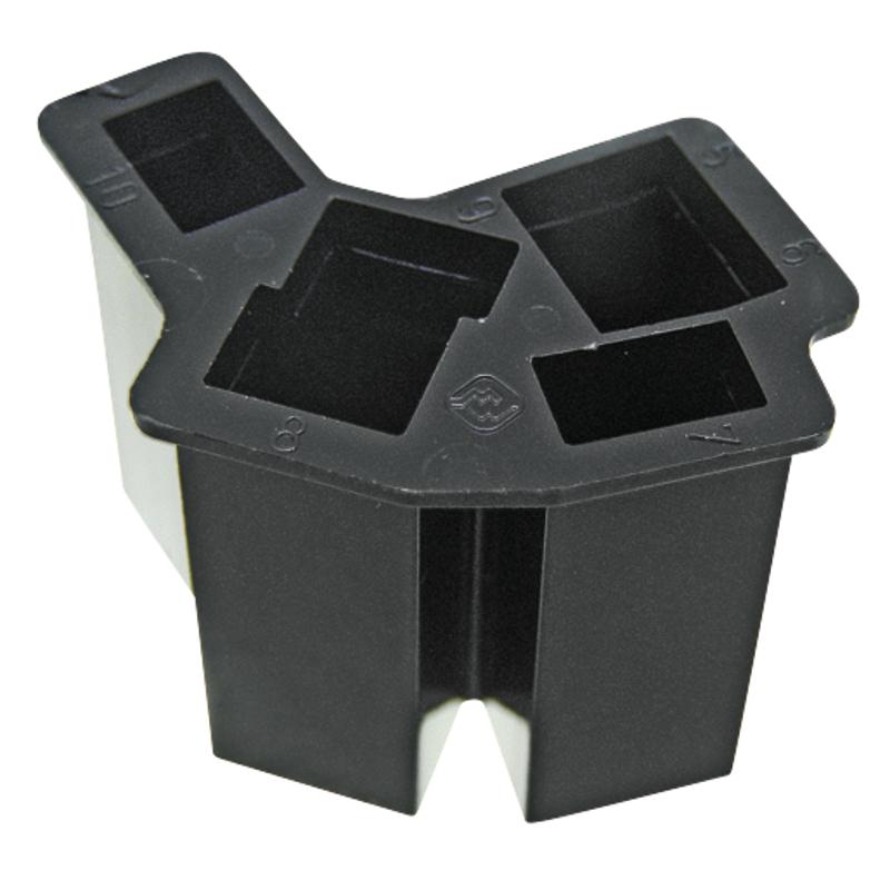 Socket base relay housing 6-pin type flat plug-in sleeve