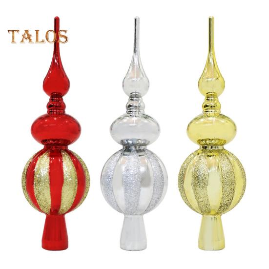 3 шт., верхушка для рождественской елки, простая установка, праздничные украшения для верхушки елки, домашний декор для рождественской елки