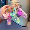 Acrylic Colorful Floating Lollipop Keychain Cute Cartoon Key Ring Bag Charm