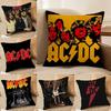 Подушка с изображением группы ACDC Классическая Винтажная Наволочка Шёлковая Элегантная Комфорт Диван-кровать Невидимая Молния